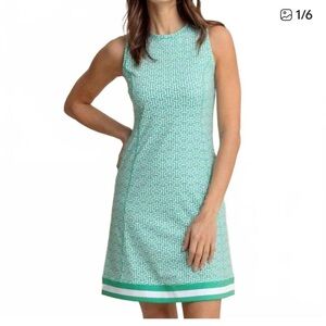 Lyle ST Geo Printed Performance Dress